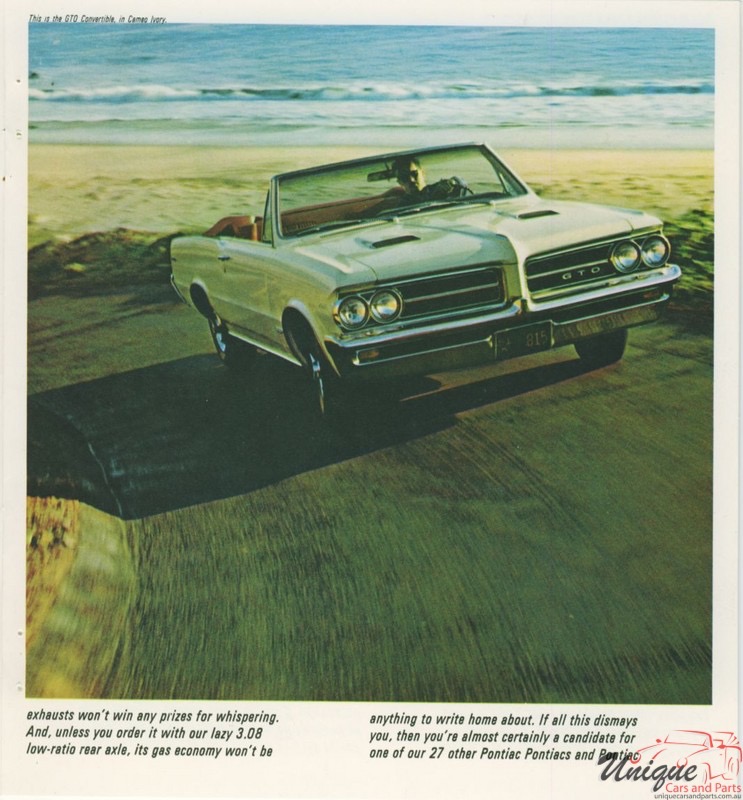1964 Pontiac GTO Brochure Page 5